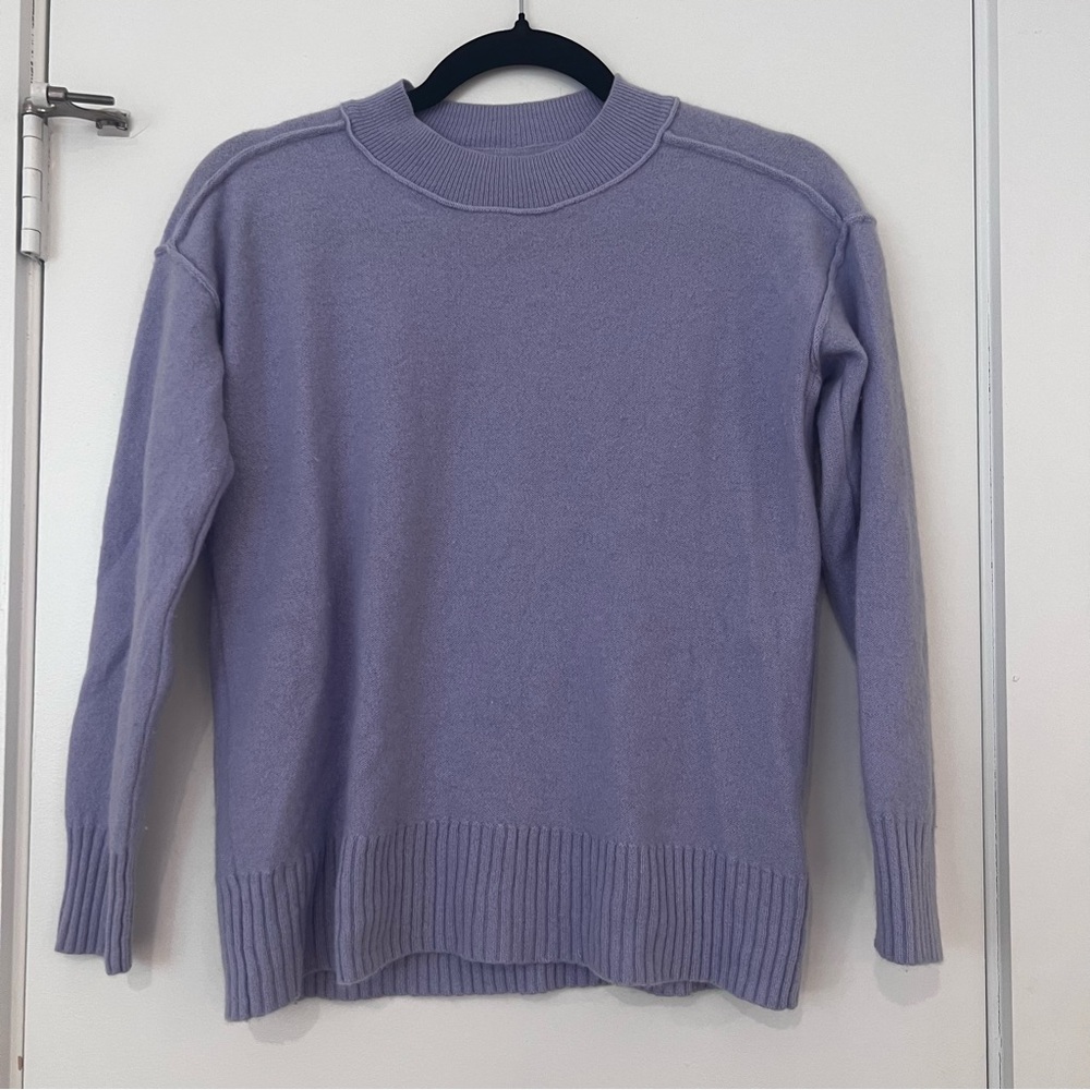Pilcro By Anthropologie Cashmere Purple Sweater